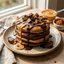 Peanut Butter Cup Protein Pancakes